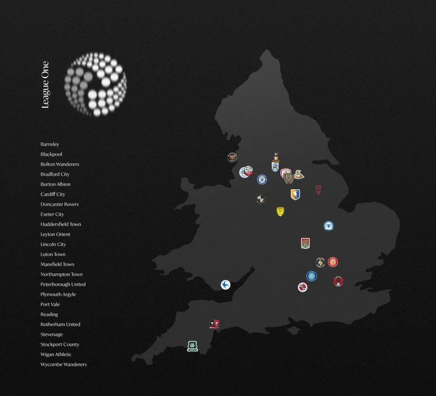 Χάρτης Α Αγγλίας