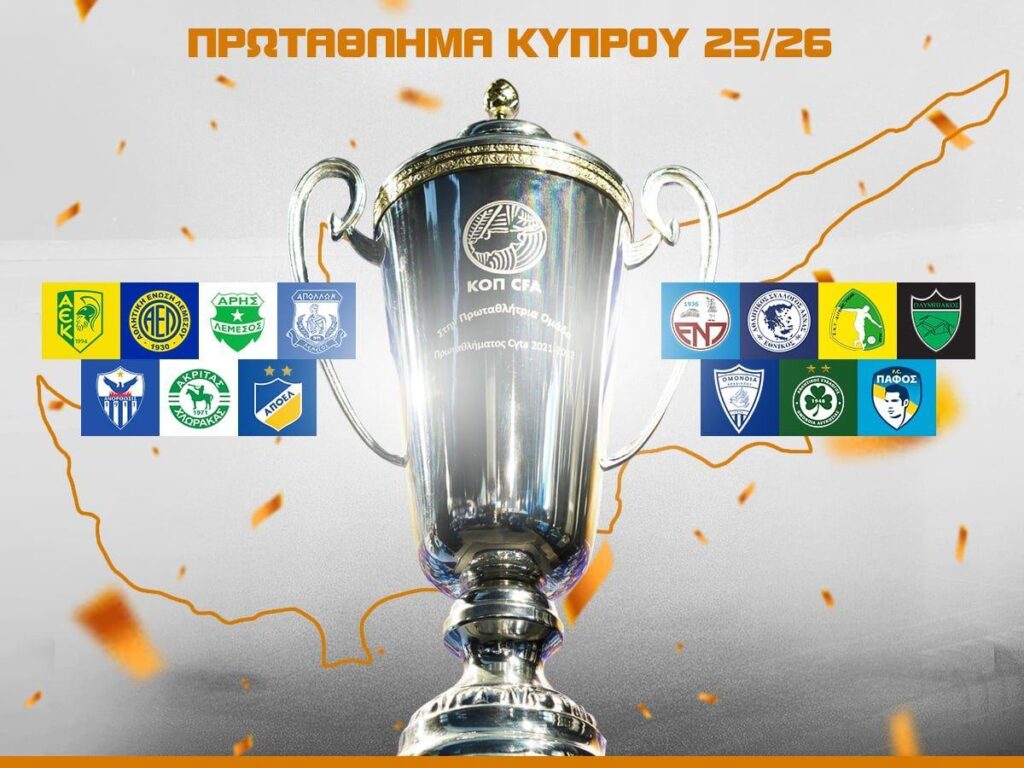Αφιέρωμα Πρωτάθλημα Κύπρου 2025-26🏆Στοίχημα & Φαβορί
